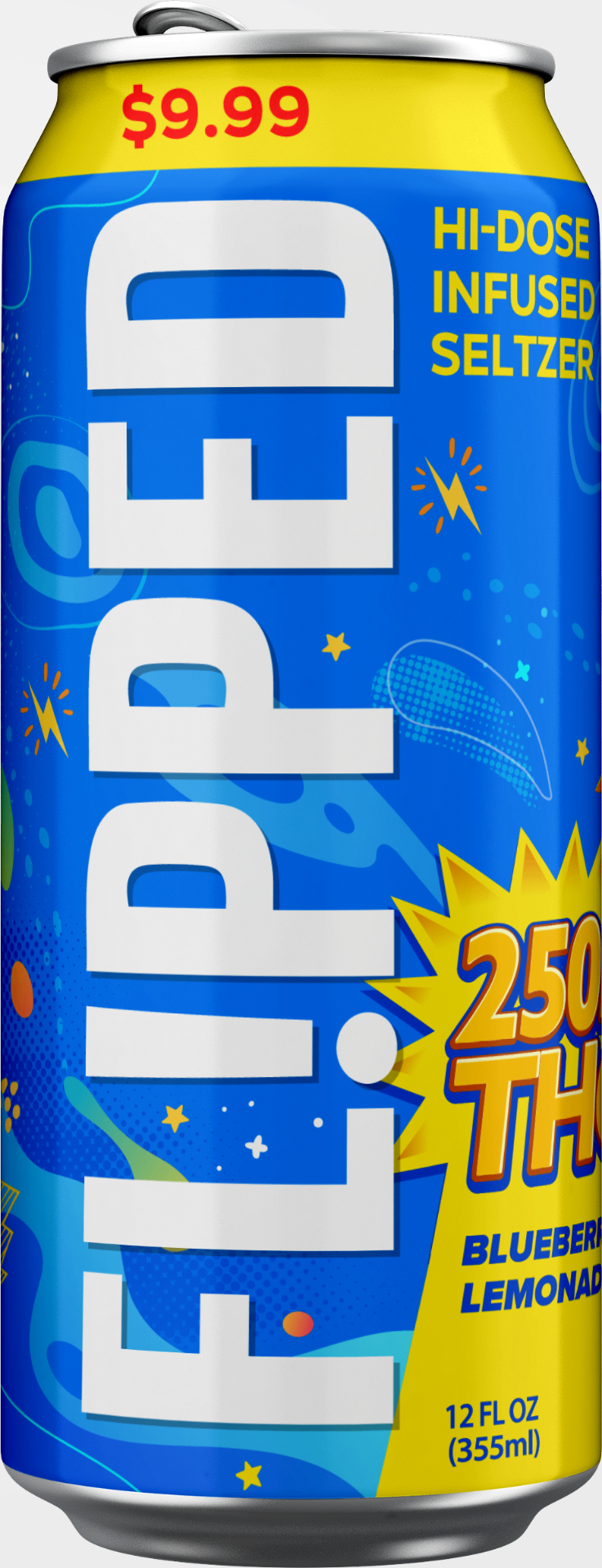 FL!PPED Blueberry Lemonade seltzer
